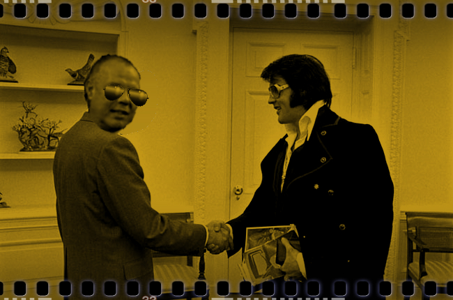 Ferstel mit Elvis Ferstel mit Elvis