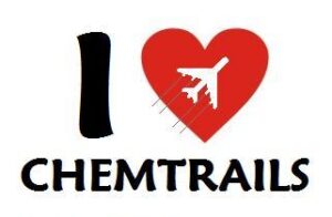 Logo der Kampagne "I Love Chemtrails"