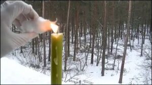 Schnee verbrennt
