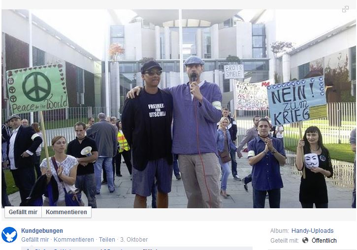 kundgebungen - facebook Seite