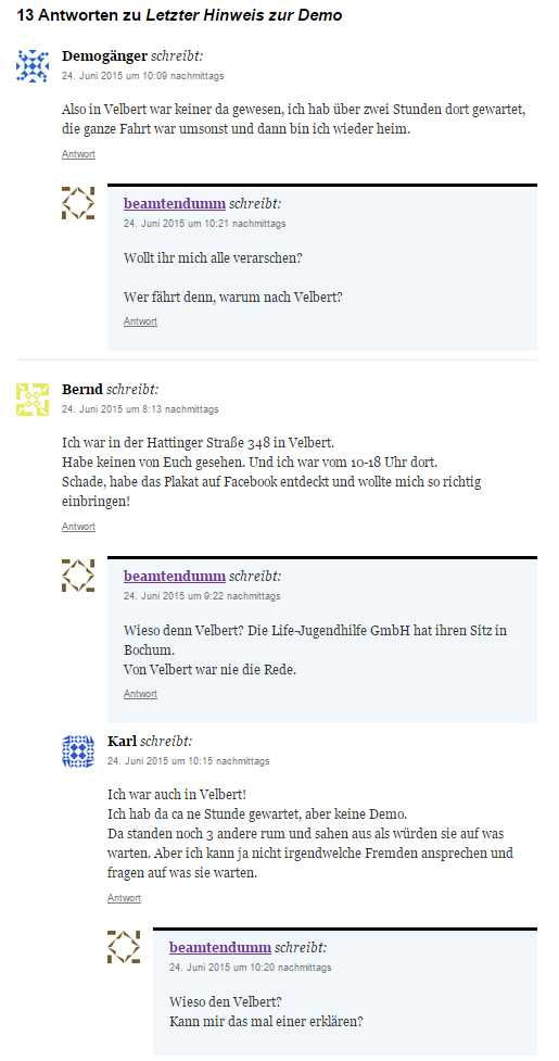 Unterstützung für den Beamtendumm-Förderverein
