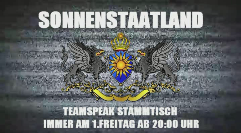 Sonnenstaatland Teamspeak Stammtisch – Immer 1. Freitag ab 20:00 Uhr
