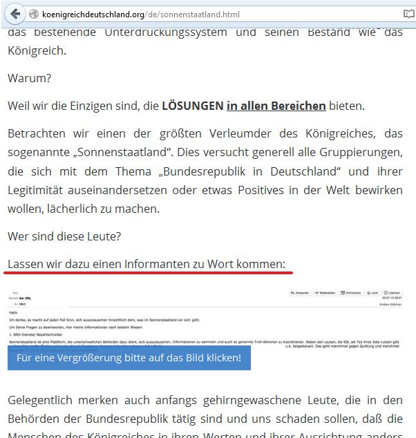 Informant zu Wort kommen lassen