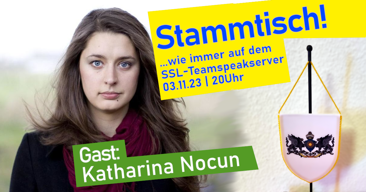 Teamspeak-Stammtisch am 3. November mit Katharina Nocun!